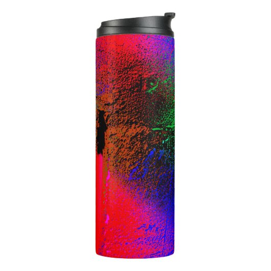 Wasserfarbe Thermosbecher (Nach links gedreht)