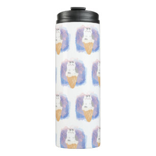 Wasserfarbe Thermosbecher