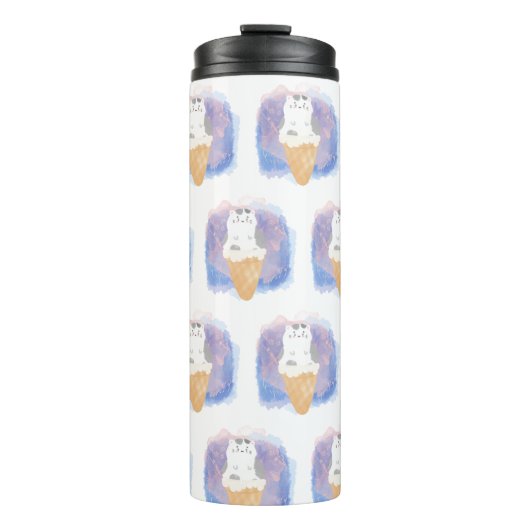 Wasserfarbe Thermosbecher (Vorderseite)
