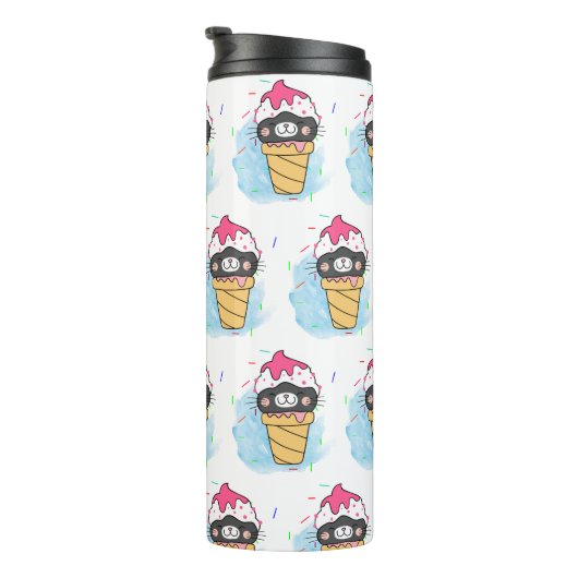 Wasserfarbe Thermosbecher (Nach rechts gedreht)