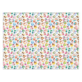 Wasserfarbe Tier Alphabet Niedlich Tischdecke (Vorderseite (Horizontal))
