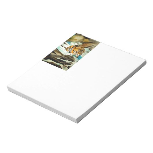 Wasserfarbe Tiger Notizblock (Rotiert)