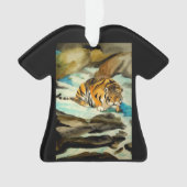 Wasserfarbe Tiger Ornament (Vorderseite)