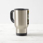 Wasserfarbe Tiger Reisebecher (Vorderseite Links)