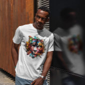Wasserfarbe Tiger T-Shirt