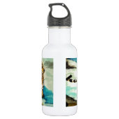 Wasserfarbe Tiger Trinkflasche (Rückseite)