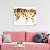 Wasserfarbe Tiger Wandern Leinwanddruck (Insitu (Wohnzimmer))