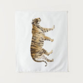 Wasserfarbe Tiger Wandern Wandteppich (Vorderseite)