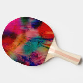 Wasserfarbe Tischtennis Schläger (Seitenansicht)
