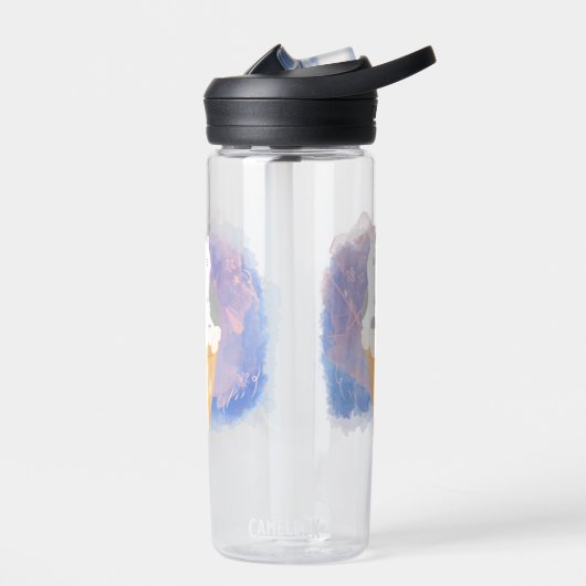 Wasserfarbe Trinkflasche (Links)