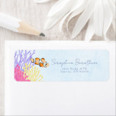 Wasserfarbe Tropisch unter dem Meer Clownfisch (Insitu)