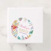 Wasserfarbe Tropische Ananas Vielen Dank Geschenkanhänger (Beispiel)