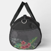 Wasserfarbe Tropische Blume Flamingo Personalisier Duffle Bag (Rechts)