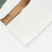 Wasserfarbe tropische durische, Mango-Muster. Fleecedecke (Ecke)