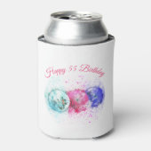 Wasserfarbe Tropische Getränke Umbrella Geburtstag Dosenkühler (Kanne Vorderseite)