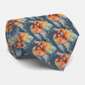 Wasserfarbe Tropische Papagei Vögel Natur Kunst Krawatte (Gerollt)