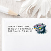 Wasserfarbe tropische Welpe | Name hinzufügen (Insitu)