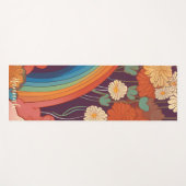 Wasserfarbe tropischer Hawaiian Strand Yogamatte (Vorderseite (Horizontal))