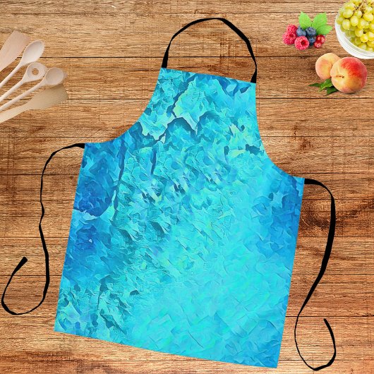 Wasserfarbe tropisches Meer Thema Schürze