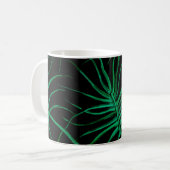 Wasserfarbe Tropisches Nahtloses Muster. Moderner Kaffeetasse (Vorderseite Links)