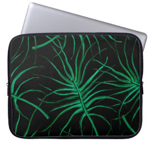 Wasserfarbe Tropisches Nahtloses Muster. Moderner  Laptopschutzhülle