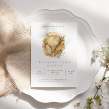 Wasserfarbe Türkei Erntedank Abendessen