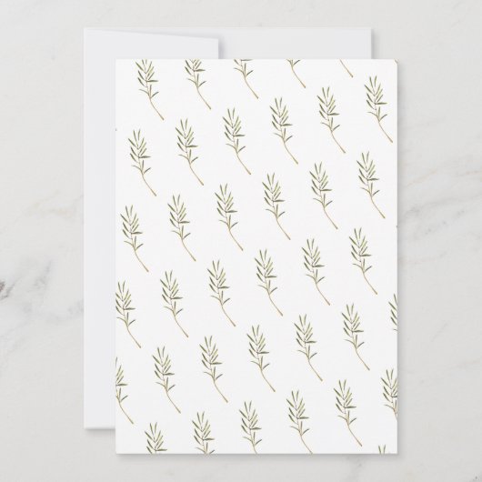 Wasserfarbe Türkei Freundliches Abendessen Einladu Einladung (Rückseite)