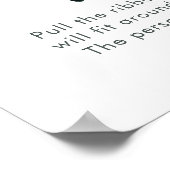 Wasserfarbe Twins Baby Dusche Bauchspiel Poster (Ecke)