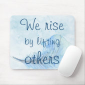 Wasserfarbe u. Typografie erhöhen uns wir um das Mousepad (Mit Mouse)