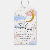 Wasserfarbe über dem Mondgeschlecht Geschenkanhänger (Vorderseite)