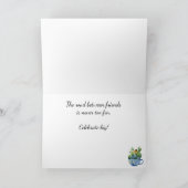 Wasserfarbe über die Miles Friend Happy Birthday Karte (Innenseite)