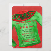 Wasserfarbe Ugly Sweater Weihnachtsgebäck Party Einladung (Vorderseite)