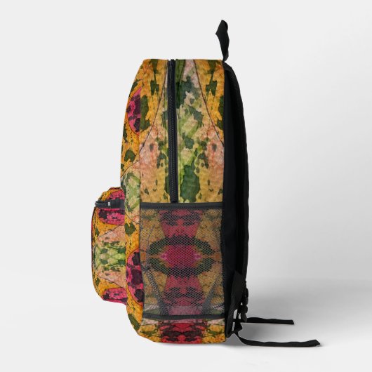 Wasserfarbe und Abstrakte Ausdruckskraft Kunst Bedruckter Rucksack (Rechts)