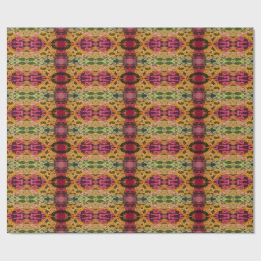 Wasserfarbe und Abstrakte Ausdruckskraft Kunst Geschenkpapier (Flach)