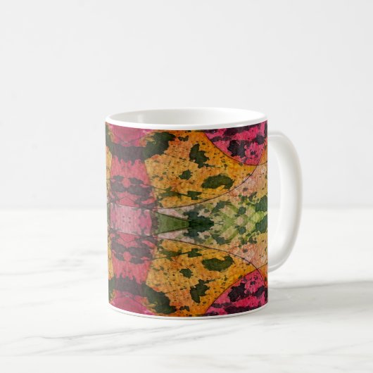 Wasserfarbe und Abstrakte Ausdruckskraft Kunst Kaffeetasse (VorderseiteRechts)