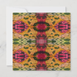 Wasserfarbe und Abstrakte Ausdruckskraft Kunst Mitteilungskarte