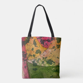 Wasserfarbe und Abstrakte Ausdruckskraft Kunst Tasche