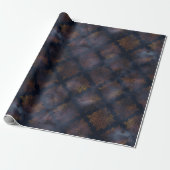 Wasserfarbe und Kupfermuster Muster Geschenkpapier (Ungerollt)