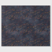 Wasserfarbe und Kupfermuster Muster Geschenkpapier (Flach)