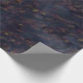 Wasserfarbe und Kupfermuster Muster Geschenkpapier (Ecke)