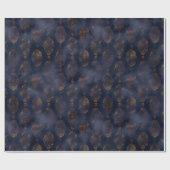 Wasserfarbe und Kupfermuster Muster Geschenkpapier (Flach)