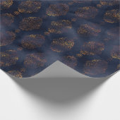 Wasserfarbe und Kupfermuster Muster Geschenkpapier (Ecke)