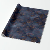 Wasserfarbe und Kupfermuster Muster Geschenkpapier (Ungerollt)