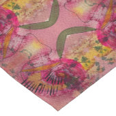 Wasserfarbe und Tinte Abstrakt schöne Malerei Art Kurzer Tischläufer (Ecke)