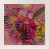 Wasserfarbe und Tinte Abstrakt schöne Malerei Art Puzzle (Vertikal)