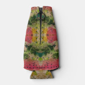 Wasserfarbe und Tinte Abstrakter Impressionismus K Flaschenkühler (Rückseite)