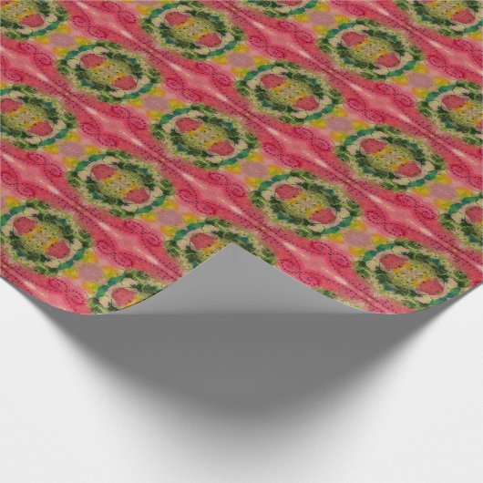 Wasserfarbe und Tinte Abstrakter Impressionismus K Geschenkpapier (Ecke)