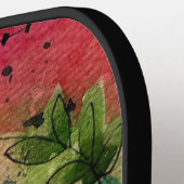 Wasserfarbe und Tinte Abstrakter Impressionismus K Pickleball Schläger (Linke Seite)