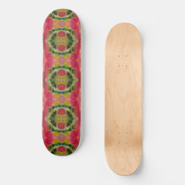 Wasserfarbe und Tinte Abstrakter Impressionismus K Skateboard
