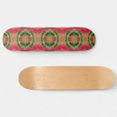 Wasserfarbe und Tinte Abstrakter Impressionismus K Skateboard (Horizontal)